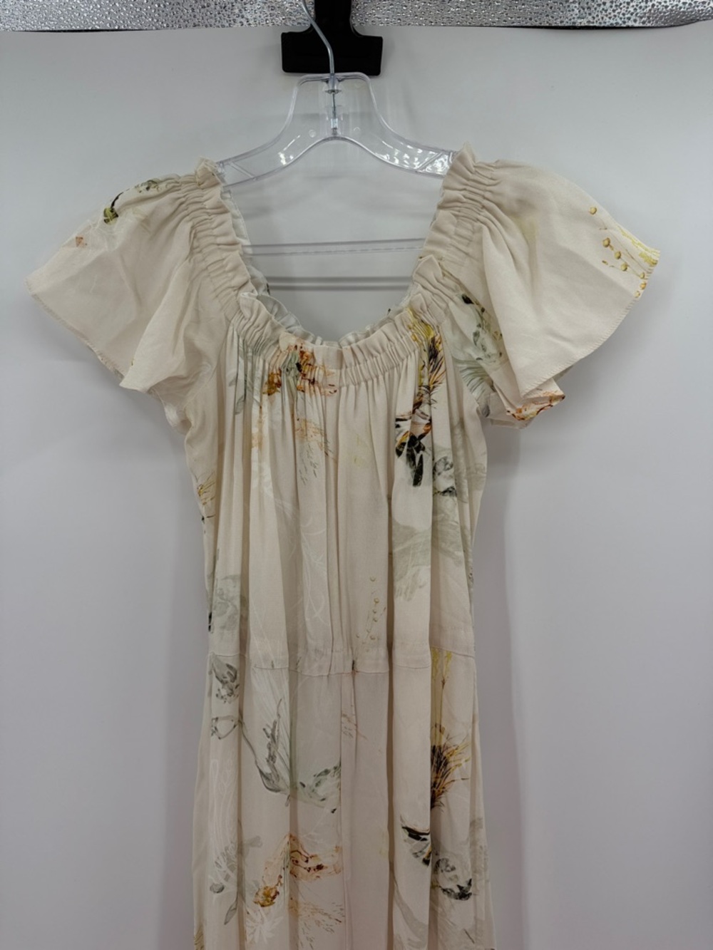Tribe Kelley Women's High low Dawn Dress - White Floral - Medium - Picture 8 of 10